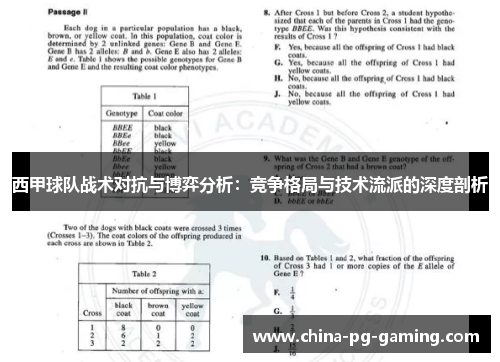 西甲球队战术对抗与博弈分析：竞争格局与技术流派的深度剖析